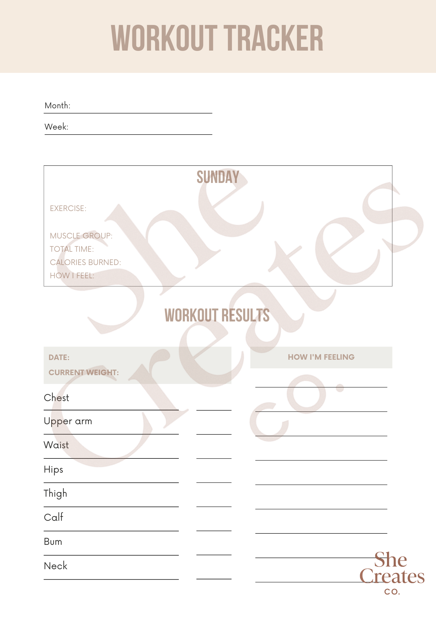 Printable Productivity Workbook | Daily & Weekly Planner | Goal Setting, Habit Tracker, Time Management PDF | Undated Life Organizer